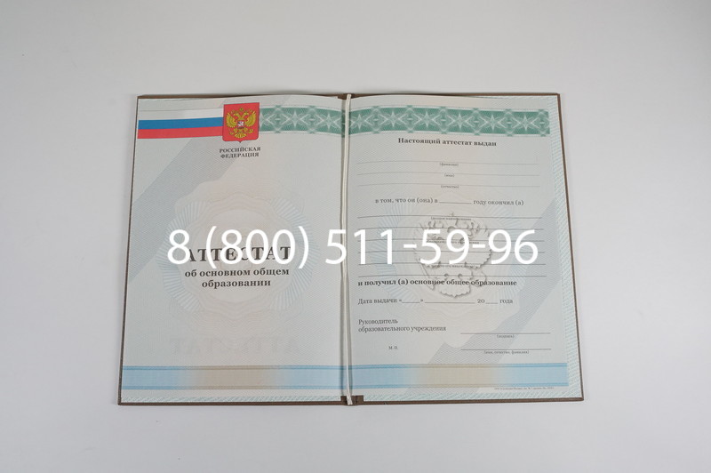 Аттестат за 9 класс 2011-2013 годов в Краснодаре