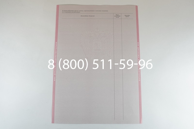 Диплом колледжа 2003-2006 годов в Краснодаре