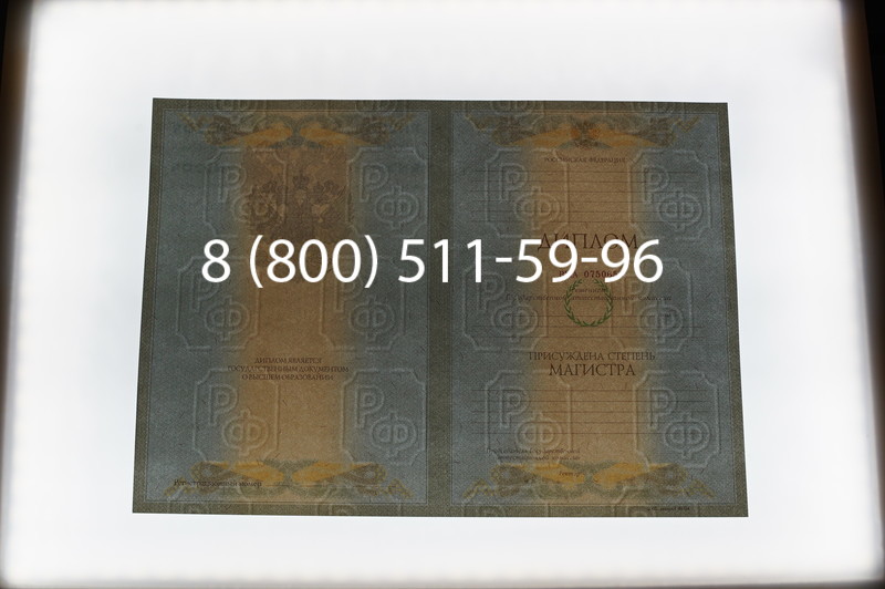 Заказать Диплом магистра 2003-2009 годов в Краснодаре