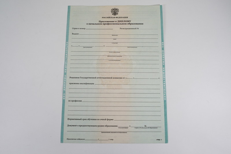 Диплом о начальном образовании  2010-2026 годов в Краснодаре