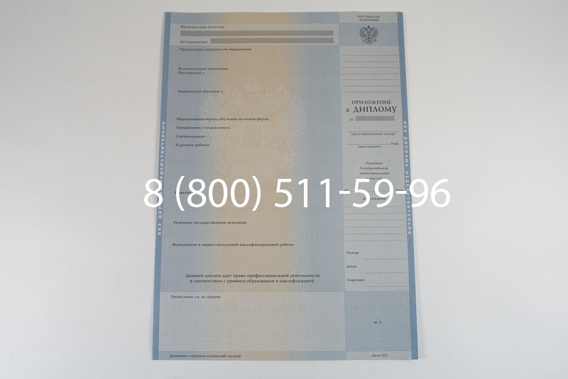 Диплом о высшем образовании 2003-2009 годов в Краснодаре