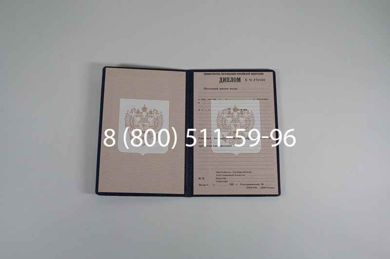 Заказать Диплом училища 1995-2006 годов в Краснодаре